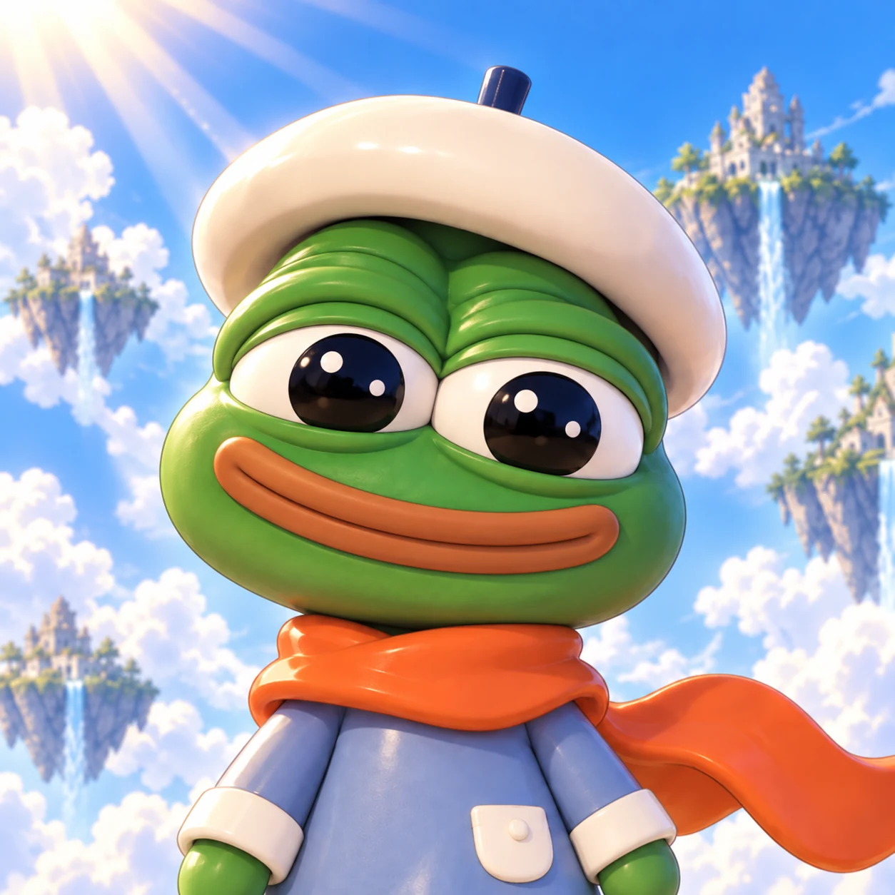 Pepefu in the floating sky kingdom